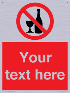 Custom prohibition no alcohol